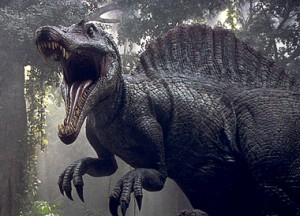 01 Jan 2001 --- T-Rex and Spinosaurus. --- Image by (C) CORBIS SYGMA